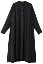 【ミズイロ インド/mizuiro ind】のT/R stand collar flare OP ワンピース navy|ID: prp329100004900788 ipo3291000000036670806