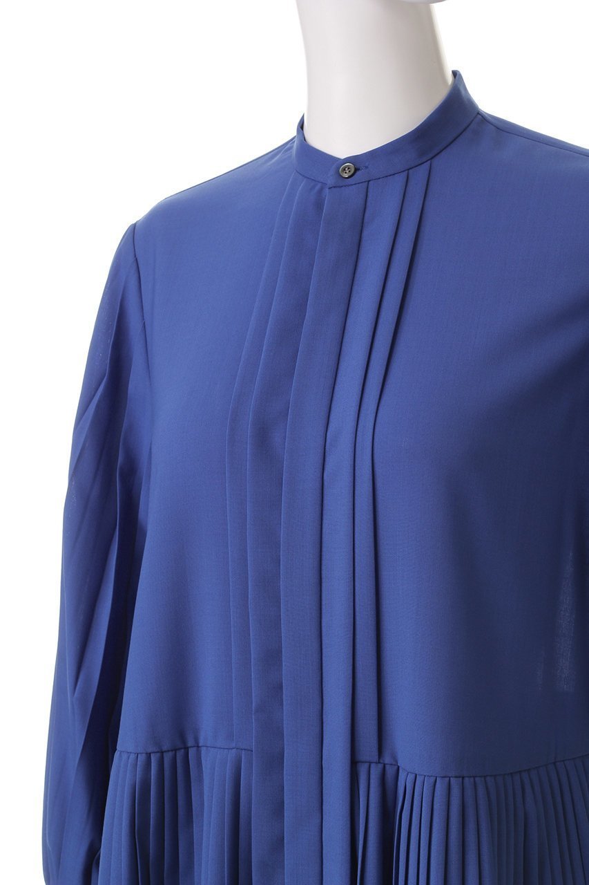 【ヒューエルミュージアム/hueLe Museum】の【STUMBLY】Pleats Combi Dress 人気、トレンドファッション・服の通販 founy(ファニー) 　ファッション　Fashion　レディースファッション　Fashion for Women　ワンピース　Dresses　フォーマル・パーティードレス・結婚式用ドレス　Elegant & Casual Dresses　チュニック　Tunic Tops & Dresses　シアー　Sheer, See-Through　ストレート　Straight, Straight Cut　チュニック　Tunic, Long Top　パターン　Pattern, Design Print　プリーツ　Pleats, Pleated　ロング　Long, Long-Length　エレガント 上品　Elegant　定番　Standard, Basic Item　other-5|ID: prp329100004900795 ipo3291000000036670870