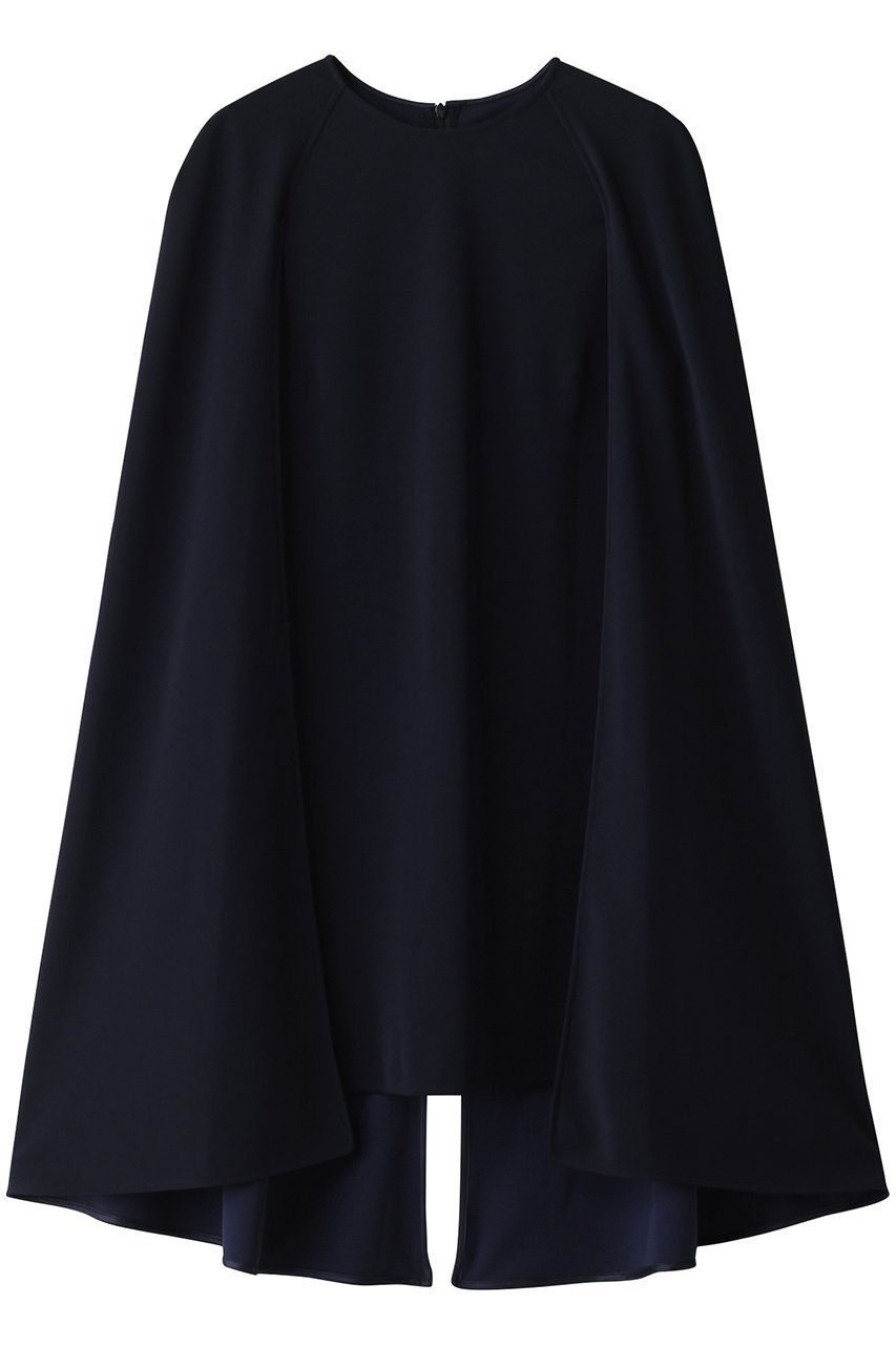 【ル フィル/LE PHIL】のケープドレス インテリア・キッズ・メンズ・レディースファッション・服の通販 founy(ファニー) 　ファッション　Fashion　レディースファッション　Fashion for Women　ワンピース　Dresses　フォーマル・パーティードレス・結婚式用ドレス　Elegant & Casual Dresses　チュニック　Tunic Tops & Dresses　クラシカル　Classical, Vintage-Inspired　チュニック　Tunic, Long Top　ドレス　Dress, One-Piece　フレア　Flare, Flared　ロング　Long, Long-Length　エレガント 上品　Elegant　ネイビー|ID: prp329100004900802 ipo3291000000036670937