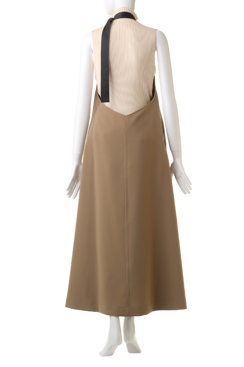 【ル フィル/LE PHIL】のダブルクロスホルターネックワンピース 人気、トレンドファッション・服の通販 founy(ファニー) 　ファッション　Fashion　レディースファッション　Fashion for Women　ワンピース　Dresses　チュニック　Tunic Tops & Dresses　カットソー　Cut and Sewn Top　ストレッチ　Stretch, Stretchy Fabric　スマート　Smart, Elegant　ダブル　Double, Double-Breasted　チュニック　Tunic, Long Top　ロング　Long, Long-Length　ワーク　Workwear, Utility Style　エレガント 上品　Elegant　other-4|ID: prp329100004900832 ipo3291000000036671267