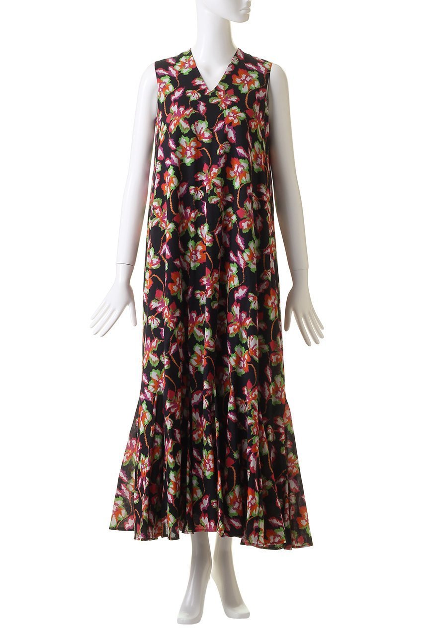 【マルティニーク/martinique】の【MARIHA】夏の月影のドレス ノースリーブ 人気、トレンドファッション・服の通販 founy(ファニー) 　ファッション　Fashion　レディースファッション　Fashion for Women　ワンピース　Dresses　フォーマル・パーティードレス・結婚式用ドレス　Elegant & Casual Dresses　チュニック　Tunic Tops & Dresses　おすすめ　Recommended / Our Picks　チュニック　Tunic, Long Top　ドレス　Dress, One-Piece　ノースリーブ　Sleeveless, No-Sleeve　パーティ　Party, Party Style　フラワー　Flower, Floral　プリント　Print, Printed Pattern　ロング　Long, Long-Length　夏　Summer　other-2|ID: prp329100004900843 ipo3291000000036671430