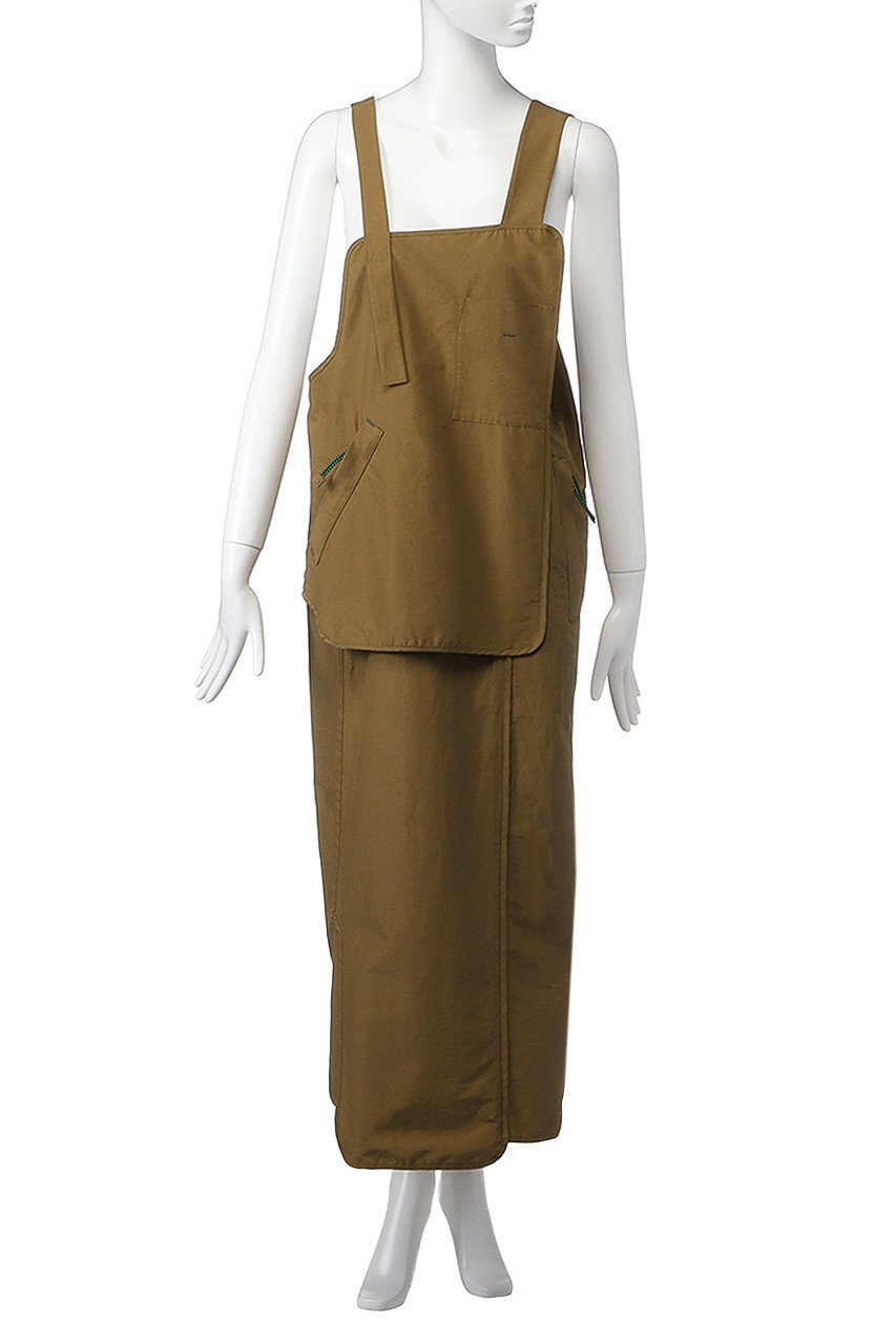 【ナゴンスタンス/nagonstans】の6/4クロス アシンメトリー Jumper SK/ジャンパースカート 人気、トレンドファッション・服の通販 founy(ファニー) 　ファッション　Fashion　レディースファッション　Fashion for Women　スカート　Skirts　ワンピース　Dresses　アシンメトリー　Asymmetrical Style　チュニック　Tunic, Long Top　パイピング　Piping, Trim Design　ポケット　Pocket, Pocket Detail　ランダム　Random, Irregular　ロング　Long, Long-Length　ワーク　Workwear, Utility Style　other-2|ID: prp329100004900862 ipo3291000000036671647