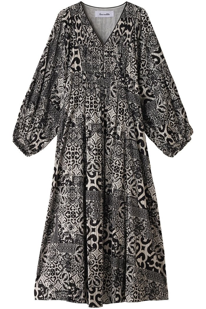 【エリオポール/heliopole】の【SARA MALLIKA】TILE PTN LS ドレス インテリア・キッズ・メンズ・レディースファッション・服の通販 founy(ファウニー) https://founy.com/ ファッション Fashion レディースファッション Fashion for Women ワンピース Dresses フォーマル・パーティードレス・結婚式用ドレス Elegant & Casual Dresses チュニック Tunic Tops & Dresses ギャザー Gathered, Ruffled チュニック Tunic, Long Top ドレス Dress, One-Piece リゾート Resort, Vacation Style ロング Long, Long-Length |ID: prp329100004900882 ipo3291000000036671946