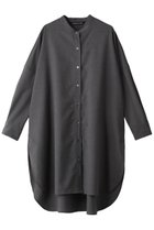 【ミズイロ インド/mizuiro ind】のT/W stand collar shirt tunic チュニック 人気、トレンドファッション・服の通販 founy(ファニー) ファッション Fashion レディースファッション Fashion for Women ワンピース Dresses チュニック Tunic Tops & Dresses シンプル Simple, Minimal スタンド Stand Collar, Upright Stand スリット Slit, Slit Detail チュニック Tunic, Long Top トレンド Trend, Trending Now ビッグ Big, Oversized ボトム Bottoms, Lower Wear thumbnail gray|ID: prp329100004900899 ipo3291000000036672172