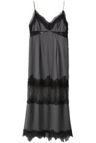 【プランク プロジェクト/PRANK PROJECT】のストライプレースキャミワンピ / Striped Lace Cami Onepiece GRY(グレー)|ID: prp329100004900914 ipo3291000000036672402