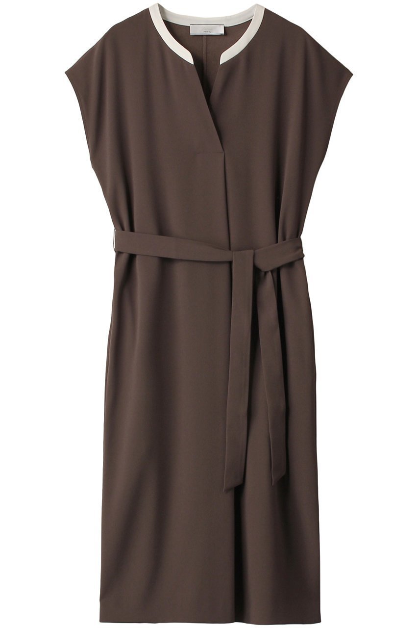 【ベイジ,/BEIGE,】のCINDY(シンディー)/Vネックワンピース インテリア・キッズ・メンズ・レディースファッション・服の通販 founy(ファニー) ファッション Fashion レディースファッション Fashion for Women ワンピース Dresses チュニック Tunic Tops & Dresses おすすめ Recommended / Our Picks ジャケット Jacket, Outerwear スリット Slit, Slit Detail セットアップ Set-Up, Coordinated Outfit チュニック Tunic, Long Top リボン Ribbon, Bow エレガント 上品 Elegant 定番 Standard, Basic Item Mocha×Ecru|ID: prp329100004900929 ipo3291000000036672586