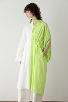【ヒューエルミュージアム/hueLe Museum】の【STUMBLY】 Front Tuck Shirt Dress イエロー|ID: prp329100004900935 ipo3291000000036672667