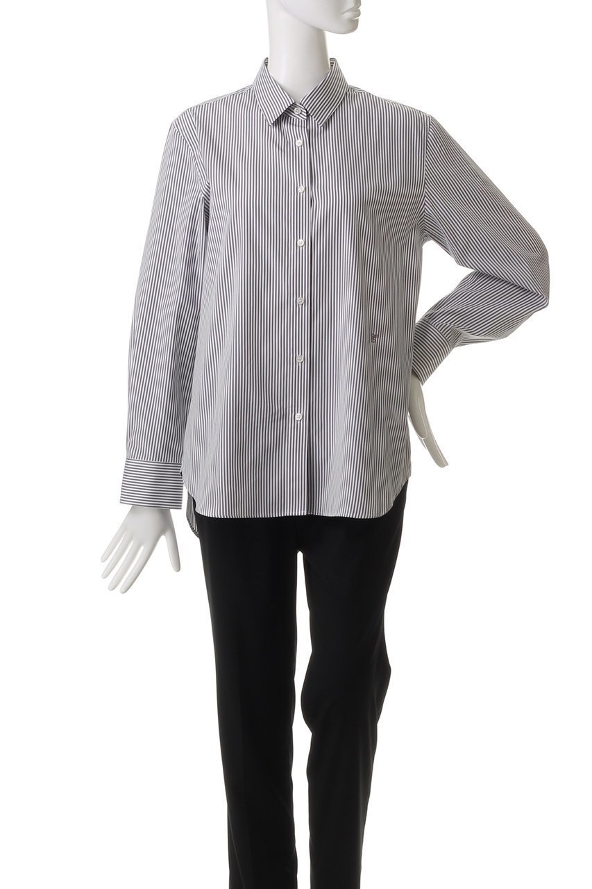 【エブール/ebure】のエッセンシャルコットン シャツ 人気、トレンドファッション・服の通販 founy(ファニー) ファッション Fashion レディースファッション Fashion for Women トップス・カットソー Cut & Sew Tops シャツ・ブラウス・オフィスカジュアル Elegant Blouses & Button-Ups インナー Innerwear コンパクト Compact, Small Size ジャケット Jacket, Outerwear ストライプ Stripe, Striped Pattern スリーブ Sleeve, Long Sleeve / Short Sleeve ベーシック Basic, Essential ロング Long, Long-Length 定番 Standard, Basic Item other-2|ID: prp329100004900965 ipo3291000000036673041