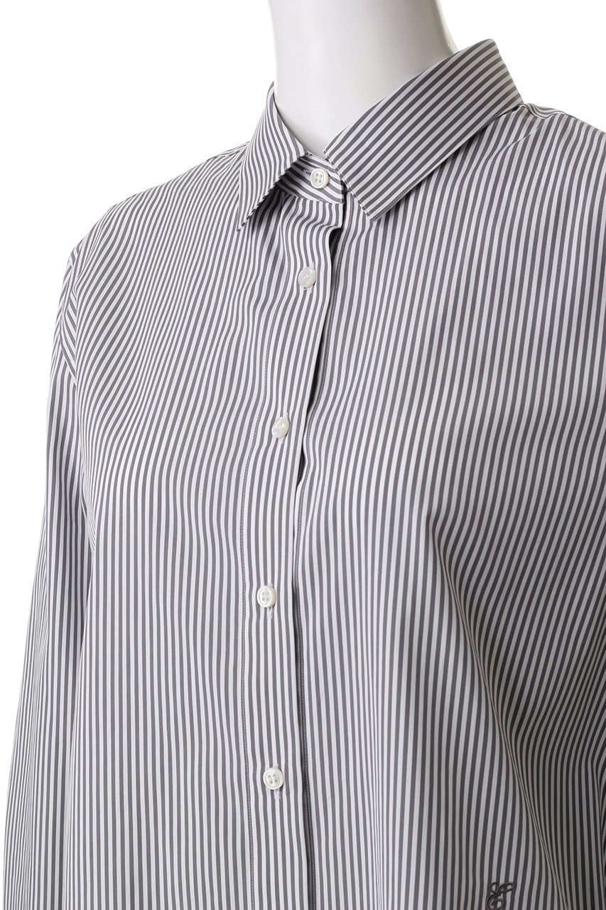 【エブール/ebure】のエッセンシャルコットン シャツ 人気、トレンドファッション・服の通販 founy(ファニー) ファッション Fashion レディースファッション Fashion for Women トップス・カットソー Cut & Sew Tops シャツ・ブラウス・オフィスカジュアル Elegant Blouses & Button-Ups インナー Innerwear コンパクト Compact, Small Size ジャケット Jacket, Outerwear ストライプ Stripe, Striped Pattern スリーブ Sleeve, Long Sleeve / Short Sleeve ベーシック Basic, Essential ロング Long, Long-Length 定番 Standard, Basic Item other-5|ID: prp329100004900965 ipo3291000000036673044