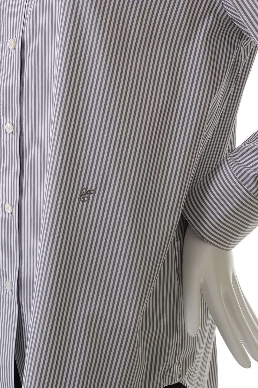 【エブール/ebure】のエッセンシャルコットン シャツ 人気、トレンドファッション・服の通販 founy(ファニー) ファッション Fashion レディースファッション Fashion for Women トップス・カットソー Cut & Sew Tops シャツ・ブラウス・オフィスカジュアル Elegant Blouses & Button-Ups インナー Innerwear コンパクト Compact, Small Size ジャケット Jacket, Outerwear ストライプ Stripe, Striped Pattern スリーブ Sleeve, Long Sleeve / Short Sleeve ベーシック Basic, Essential ロング Long, Long-Length 定番 Standard, Basic Item other-6|ID: prp329100004900965 ipo3291000000036673045