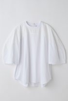 【ナゴンスタンス/nagonstans】のhalf-sleeves t-shirt/Tシャツ 人気、トレンドファッション・服の通販 founy(ファニー) ファッション Fashion レディースファッション Fashion for Women トップス・カットソー Cut & Sew Tops シャツ・ブラウス・オフィスカジュアル Elegant Blouses & Button-Ups ロングTシャツ・Tシャツ Longline T-Shirts & Tees カットソー・ベーシックTシャツ Cut-and-Sewn Tops / Stretch Tees & Basics カットソー Cut and Sewn Top ショート Short, Short Length スリーブ Sleeve, Long Sleeve / Short Sleeve ミックス Mix, Mixed Style ラウンド Round, Round Neck エレガント 上品 Elegant thumbnail Salt|ID: prp329100004900974 ipo3291000000036673121