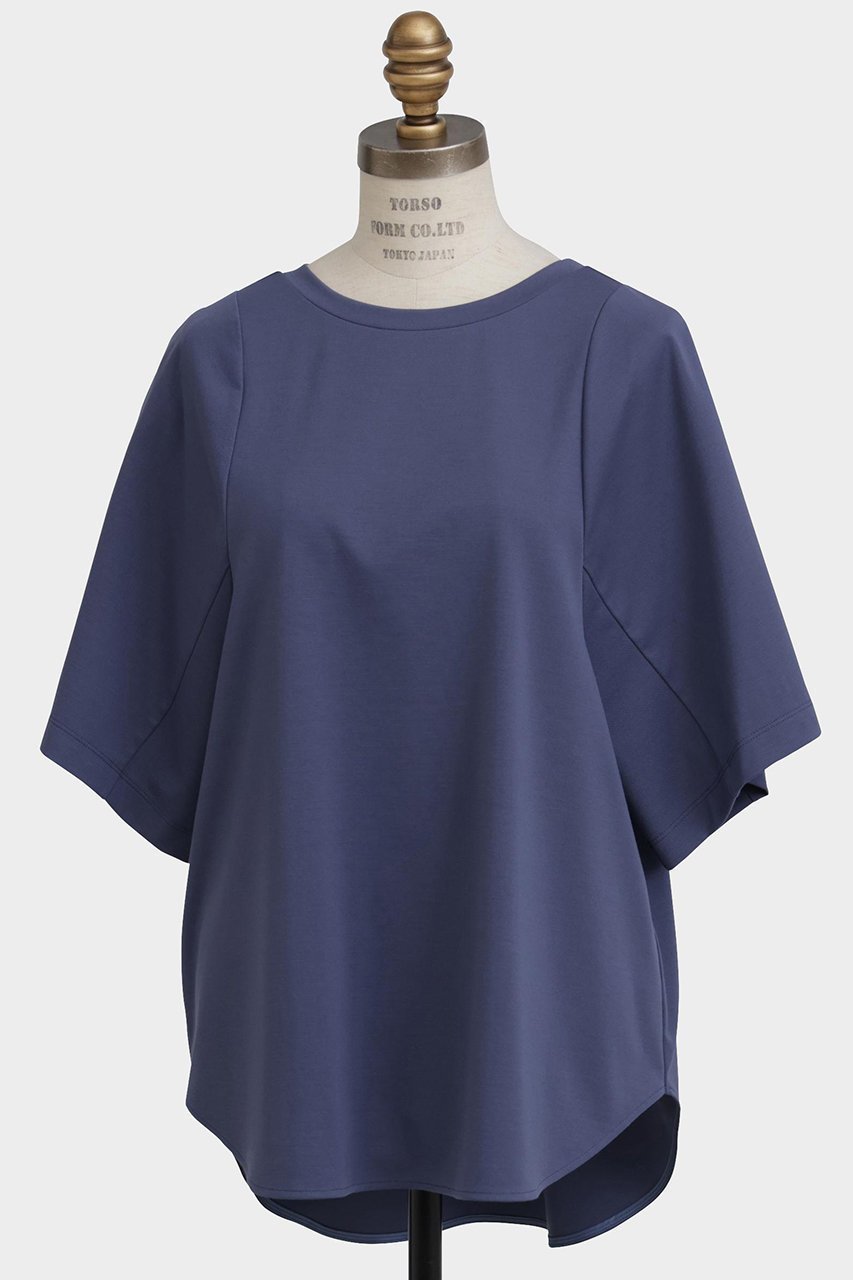 【ヒューエルミュージアム/hueLe Museum】の【hLM】ベアスムースカットソー 人気、トレンドファッション・服の通販 founy(ファニー) ファッション Fashion レディースファッション Fashion for Women トップス・カットソー Cut & Sew Tops シャツ・ブラウス・オフィスカジュアル Elegant Blouses & Button-Ups ロングTシャツ・Tシャツ Longline T-Shirts & Tees カットソー・ベーシックTシャツ Cut-and-Sewn Tops / Stretch Tees & Basics ショート Short, Short Length シンプル Simple, Minimal スリーブ Sleeve, Long Sleeve / Short Sleeve フレア Flare, Flared ベーシック Basic, Essential other-2|ID: prp329100004900979 ipo3291000000036709919