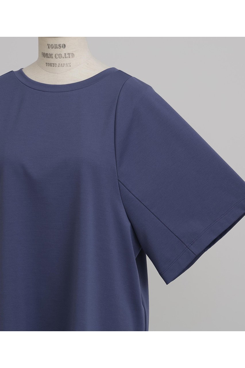 【ヒューエルミュージアム/hueLe Museum】の【hLM】ベアスムースカットソー 人気、トレンドファッション・服の通販 founy(ファニー) ファッション Fashion レディースファッション Fashion for Women トップス・カットソー Cut & Sew Tops シャツ・ブラウス・オフィスカジュアル Elegant Blouses & Button-Ups ロングTシャツ・Tシャツ Longline T-Shirts & Tees カットソー・ベーシックTシャツ Cut-and-Sewn Tops / Stretch Tees & Basics ショート Short, Short Length シンプル Simple, Minimal スリーブ Sleeve, Long Sleeve / Short Sleeve フレア Flare, Flared ベーシック Basic, Essential other-5|ID: prp329100004900979 ipo3291000000036709925