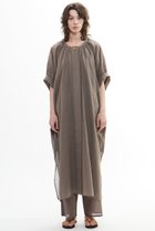 【プレインピープル/PLAIN PEOPLE】のボイルクルーネックドレス 人気、トレンドファッション・服の通販 founy(ファニー) ファッション Fashion レディースファッション Fashion for Women ワンピース Dresses フォーマル・パーティードレス・結婚式用ドレス Elegant & Casual Dresses チュニック Tunic Tops & Dresses アンダー Underwear Essentials チュニック Tunic, Long Top ドレス Dress, One-Piece プリント Print, Printed Pattern ロング Long, Long-Length 羽織 Haori, Light Jacket thumbnail トープ|ID: prp329100004901067 ipo3291000000036673836