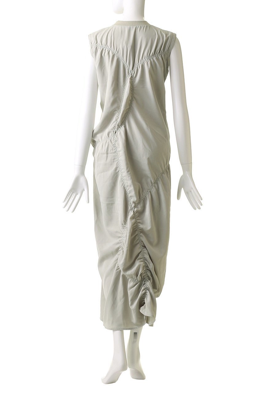 【マノフ/MANOF】のCIRCLE SHEERING ONE PIECE ワンピース 人気、トレンドファッション・服の通販 founy(ファニー) 　ファッション　Fashion　レディースファッション　Fashion for Women　ワンピース　Dresses　チュニック　Tunic Tops & Dresses　オケージョン　Occasion Wear　サンダル　Sandals, Summer Shoes　シャーリング　Shirring, Ruched　スニーカー　Sneakers, Trainers　ダウン　Down, Puffer　チュニック　Tunic, Long Top　ファブリック　Fabric, Textile　ロング　Long, Long-Length　other-4|ID: prp329100004901072 ipo3291000000036673873