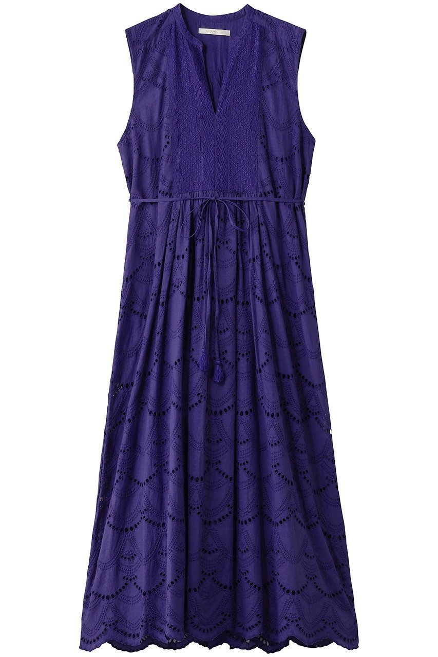 【ヌキテパ/NE QUITTEZ PAS】のCOTTON VOILE DOT HEMLA ノースリーブドレス インテリア・キッズ・メンズ・レディースファッション・服の通販 founy(ファニー) 　ファッション　Fashion　レディースファッション　Fashion for Women　ワンピース　Dresses　フォーマル・パーティードレス・結婚式用ドレス　Elegant & Casual Dresses　チュニック　Tunic Tops & Dresses　チュニック　Tunic, Long Top　ドット　Polka Dot, Dot Pattern　ドレス　Dress, One-Piece　ノースリーブ　Sleeveless, No-Sleeve　ロング　Long, Long-Length　夏　Summer　ロイヤル|ID: prp329100004901155 ipo3291000000036674682