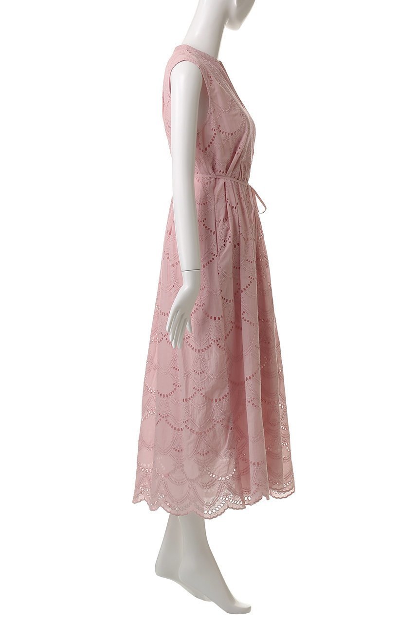 【ヌキテパ/NE QUITTEZ PAS】のCOTTON VOILE DOT HEMLA ノースリーブドレス 人気、トレンドファッション・服の通販 founy(ファニー) 　ファッション　Fashion　レディースファッション　Fashion for Women　ワンピース　Dresses　フォーマル・パーティードレス・結婚式用ドレス　Elegant & Casual Dresses　チュニック　Tunic Tops & Dresses　チュニック　Tunic, Long Top　ドット　Polka Dot, Dot Pattern　ドレス　Dress, One-Piece　ノースリーブ　Sleeveless, No-Sleeve　ロング　Long, Long-Length　夏　Summer　other-3|ID: prp329100004901155 ipo3291000000036674684