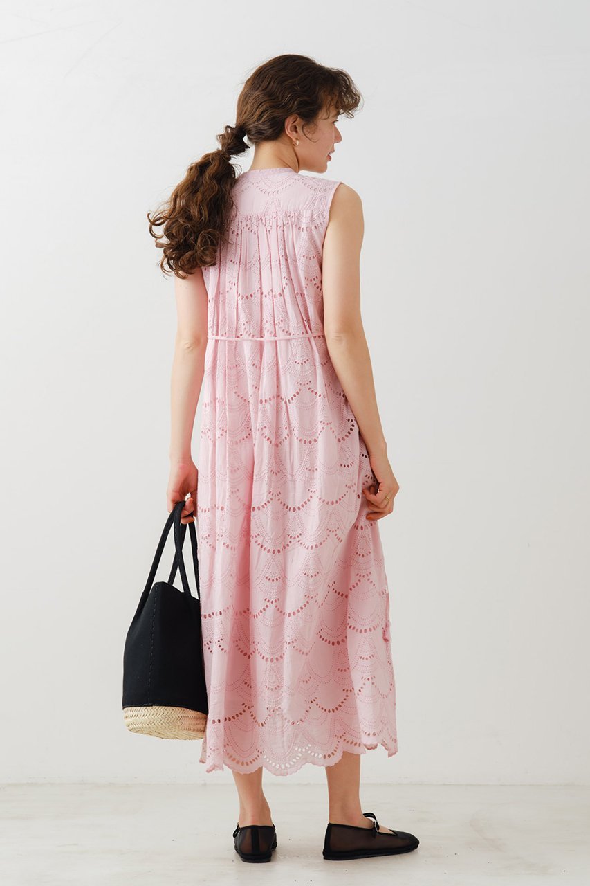 【ヌキテパ/NE QUITTEZ PAS】のCOTTON VOILE DOT HEMLA ノースリーブドレス 人気、トレンドファッション・服の通販 founy(ファニー) 　ファッション　Fashion　レディースファッション　Fashion for Women　ワンピース　Dresses　フォーマル・パーティードレス・結婚式用ドレス　Elegant & Casual Dresses　チュニック　Tunic Tops & Dresses　チュニック　Tunic, Long Top　ドット　Polka Dot, Dot Pattern　ドレス　Dress, One-Piece　ノースリーブ　Sleeveless, No-Sleeve　ロング　Long, Long-Length　夏　Summer　other-7|ID: prp329100004901155 ipo3291000000036674688