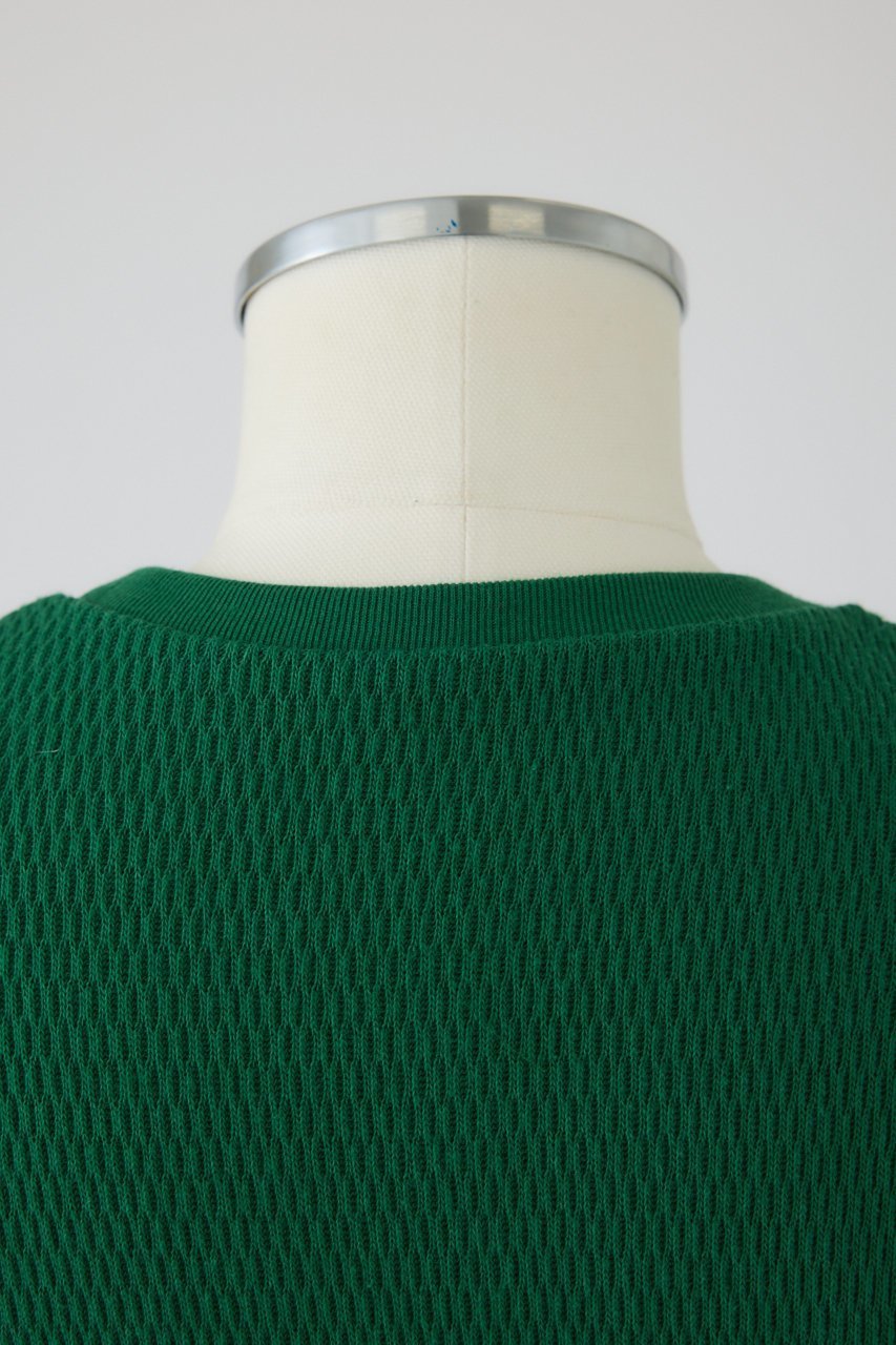 【リムアーク/RIM.ARK】のOpen skin thermal tops/トップス 人気、トレンドファッション・服の通販 founy(ファニー) 　ファッション　Fashion　レディースファッション　Fashion for Women　トップス・カットソー　Cut & Sew Tops　シャツ・ブラウス・オフィスカジュアル　Elegant Blouses & Button-Ups　ロングTシャツ・Tシャツ　Longline T-Shirts & Tees　カットソー・ベーシックTシャツ　Cut-and-Sewn Tops / Stretch Tees & Basics　オーバル　Oval Design　サーマル　Thermal, Waffle Knit　スリーブ　Sleeve, Long Sleeve / Short Sleeve　フロント　Front, Front Design　モダン　Modern, Contemporary　ロング　Long, Long-Length　other-5|ID: prp329100004901159 ipo3291000000036674739