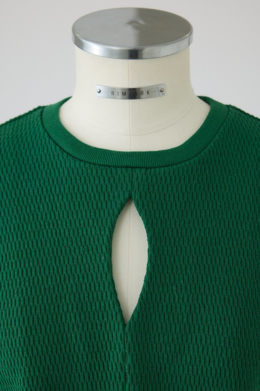 【リムアーク/RIM.ARK】のOpen skin thermal tops/トップス 人気、トレンドファッション・服の通販 founy(ファニー) 　ファッション　Fashion　レディースファッション　Fashion for Women　トップス・カットソー　Cut & Sew Tops　シャツ・ブラウス・オフィスカジュアル　Elegant Blouses & Button-Ups　ロングTシャツ・Tシャツ　Longline T-Shirts & Tees　カットソー・ベーシックTシャツ　Cut-and-Sewn Tops / Stretch Tees & Basics　オーバル　Oval Design　サーマル　Thermal, Waffle Knit　スリーブ　Sleeve, Long Sleeve / Short Sleeve　フロント　Front, Front Design　モダン　Modern, Contemporary　ロング　Long, Long-Length　other-6|ID: prp329100004901159 ipo3291000000036674740