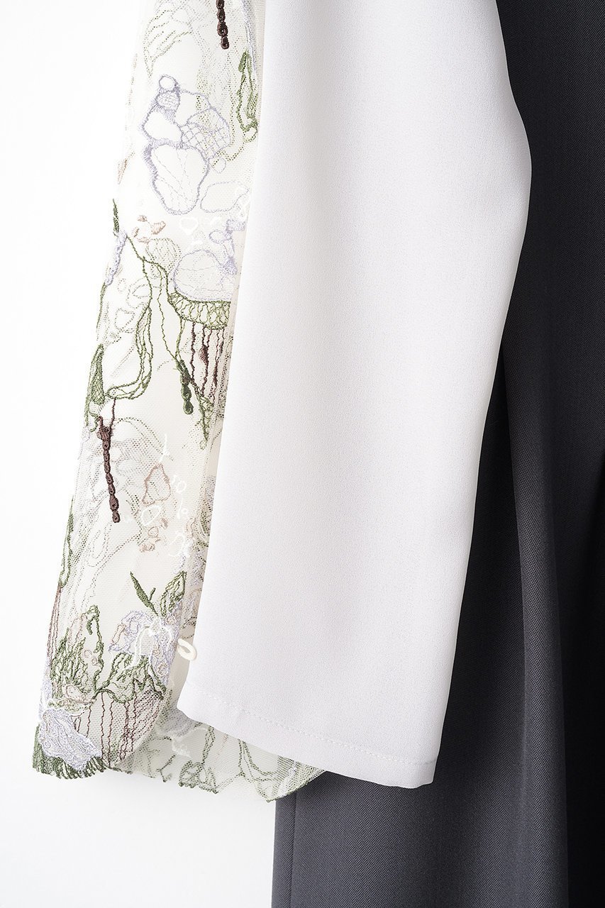 【ミューラル/MURRAL】のTears フラワー レース ドレス 人気、トレンドファッション・服の通販 founy(ファニー) 　ファッション　Fashion　レディースファッション　Fashion for Women　ワンピース　Dresses　フォーマル・パーティードレス・結婚式用ドレス　Elegant & Casual Dresses　チュニック　Tunic Tops & Dresses　エレガント 上品　Elegant　ケミカル　Chemical, Chemical Wash　コレクション　Collection, Seasonal Line　ジョーゼット　Georgette, Semi-Sheer Fabric　チュニック　Tunic, Long Top　ドレス　Dress, One-Piece　ハンド　Hand, Handmade　フラワー　Flower, Floral　ミックス　Mix, Mixed Style　モチーフ　Motif, Design Theme　レース　Lace, Lace Fabric　ロング　Long, Long-Length　A/W・秋冬　Autumn/Winter　2025年　2025　2025-2026秋冬・A/W　Autumn/Winter 2025–26 AW25–26　other-6|ID: prp329100004901181 ipo3291000000036674943