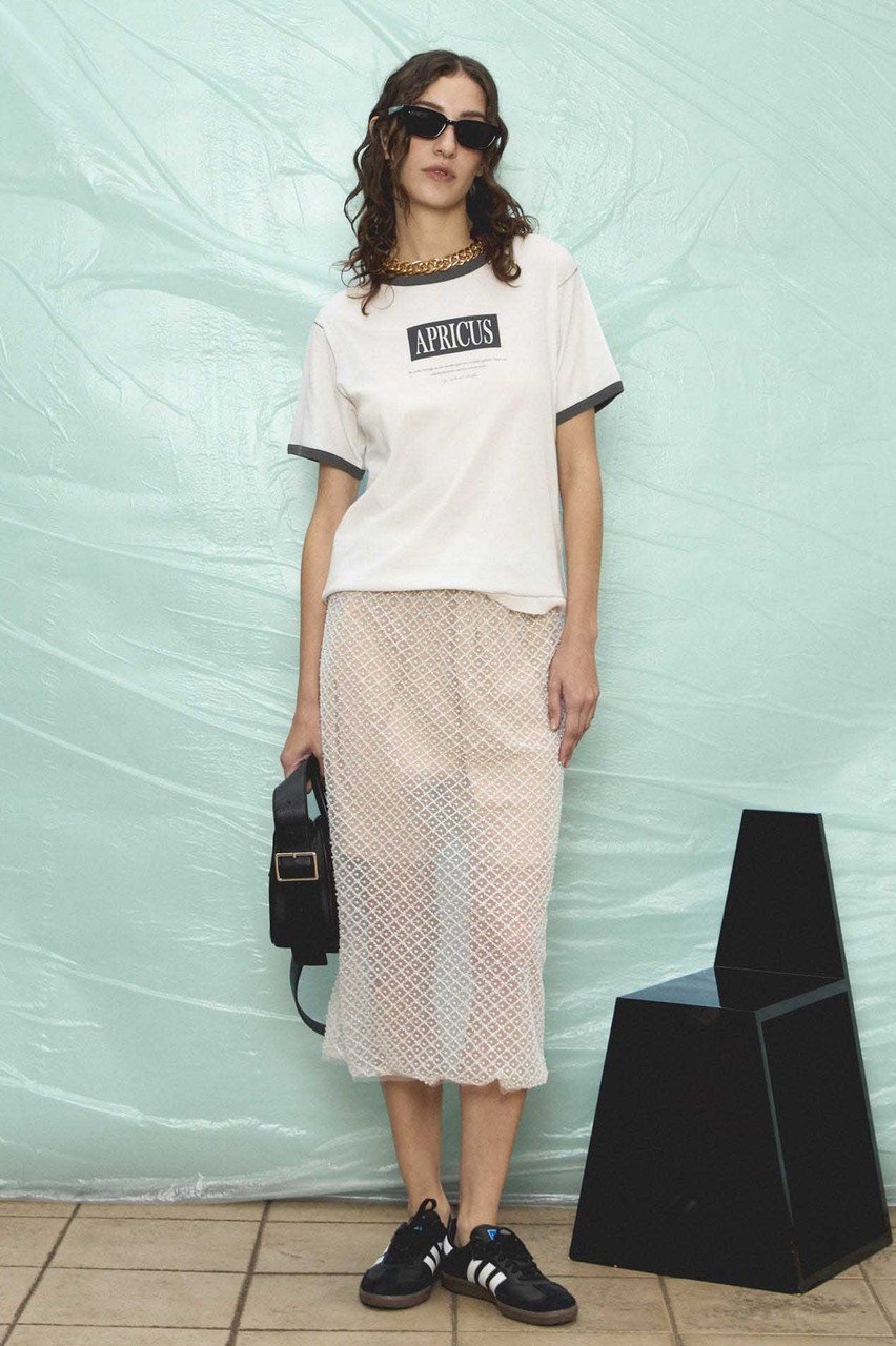 【メゾンスペシャル/MAISON SPECIAL】のAPRICUS Ringer T-shirt/APRICUSリンガーTEE 人気、トレンドファッション・服の通販 founy(ファニー) 　ファッション　Fashion　レディースファッション　Fashion for Women　トップス・カットソー　Cut & Sew Tops　シャツ・ブラウス・オフィスカジュアル　Elegant Blouses & Button-Ups　ロングTシャツ・Tシャツ　Longline T-Shirts & Tees　カットソー・ベーシックTシャツ　Cut-and-Sewn Tops / Stretch Tees & Basics　カットソー　Cut and Sewn Top　ショート　Short, Short Length　スリーブ　Sleeve, Long Sleeve / Short Sleeve　トリミング　Trimming, Decorative Edge　フロント　Front, Front Design　プリント　Print, Printed Pattern　夏　Summer　other-6|ID: prp329100004901183 ipo3291000000036674966