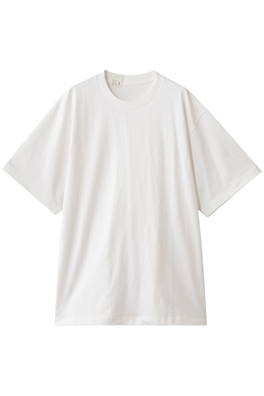 【メゾン ミハラヤスヒロ/Maison MIHARA YASUHIRO / MEN】の【MEN】【Mendrill × N.HOOLYWOOD】ジャージー ショートスリーブ Tシャツ インテリア・キッズ・メンズ・レディースファッション・服の通販 founy(ファニー) 　ファッション　Fashion　メンズファッション　Fashion for Men　トップス・カットソー　Cut & Sew Tops　メンズシャツ　Shirts　ショート　Short, Short Length　スリーブ　Sleeve, Long Sleeve / Short Sleeve　バランス　Balance, Style Balance　ホワイト|ID: prp329100004901212 ipo3291000000036675251