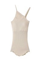 【デザイン ワークス/DESIGN WORKS】の【HAKUJI】Twist cotton bra タンクキャミソール 人気、トレンドファッション・服の通販 founy(ファニー) ファッション Fashion レディースファッション Fashion for Women トップス・カットソー Cut & Sew Tops キャミソール&ノースリーブ Camisoles & Sleeveless Tops シャツ・ブラウス・オフィスカジュアル Elegant Blouses & Button-Ups ロングTシャツ・Tシャツ Longline T-Shirts & Tees カットソー・ベーシックTシャツ Cut-and-Sewn Tops / Stretch Tees & Basics おすすめ Recommended / Our Picks アシンメトリー Asymmetrical Style インナー Innerwear キャミソール Camisole, Spaghetti Strap Top ショルダー Shoulder, Shoulder Strap シンプル Simple, Minimal タンク Tank Top, Sleeveless Top |ID:prp329100004901225