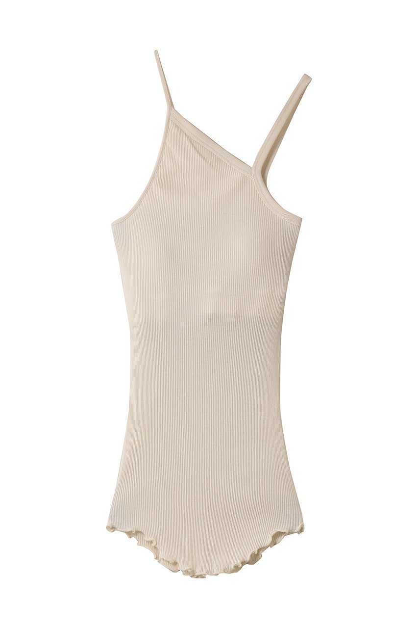 【デザイン ワークス/DESIGN WORKS】の【HAKUJI】Twist cotton bra タンクキャミソール インテリア・キッズ・メンズ・レディースファッション・服の通販 founy(ファニー) 　ファッション　Fashion　レディースファッション　Fashion for Women　トップス・カットソー　Cut & Sew Tops　キャミソール&ノースリーブ　Camisoles & Sleeveless Tops　シャツ・ブラウス・オフィスカジュアル　Elegant Blouses & Button-Ups　ロングTシャツ・Tシャツ　Longline T-Shirts & Tees　カットソー・ベーシックTシャツ　Cut-and-Sewn Tops / Stretch Tees & Basics　おすすめ　Recommended / Our Picks　アシンメトリー　Asymmetrical Style　インナー　Innerwear　キャミソール　Camisole, Spaghetti Strap Top　ショルダー　Shoulder, Shoulder Strap　シンプル　Simple, Minimal　タンク　Tank Top, Sleeveless Top　アイボリー|ID: prp329100004901225 ipo3291000000036675469