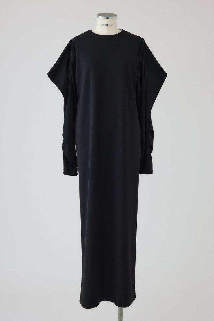 【リムアーク/RIM.ARK】のDrape sleeve cut dress/ドレス インテリア・キッズ・メンズ・レディースファッション・服の通販 founy(ファウニー) https://founy.com/ ファッション Fashion レディースファッション Fashion for Women ワンピース Dresses フォーマル・パーティードレス・結婚式用ドレス Elegant & Casual Dresses チュニック Tunic Tops & Dresses チュニック Tunic, Long Top ドレス Dress, One-Piece ドレープ Drape, Draping Fabric ロング Long, Long-Length |ID: prp329100004901242 ipo3291000000036675669