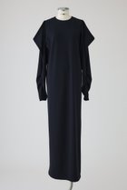 【リムアーク/RIM.ARK】のDrape sleeve cut dress/ドレス ダークネイビー|ID: prp329100004901242 ipo3291000000036675671