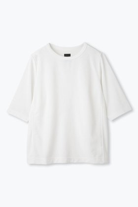 【レリル/lelill】の【日本製】THE ハイテク BASIC 5分袖 T 人気、トレンドファッション・服の通販 founy(ファニー) ファッション Fashion レディースファッション Fashion for Women トップス・カットソー Cut & Sew Tops シャツ・ブラウス・オフィスカジュアル Elegant Blouses & Button-Ups ロングTシャツ・Tシャツ Longline T-Shirts & Tees カットソー・ベーシックTシャツ Cut-and-Sewn Tops / Stretch Tees & Basics ウォッシャブル Machine Washable ショート Short, Short Length スリーブ Sleeve, Long Sleeve / Short Sleeve 吸水 Absorbent, Quick-Dry 夏 Summer 定番 Standard, Basic Item 日本製 Made In Japan |ID:prp329100004901251
