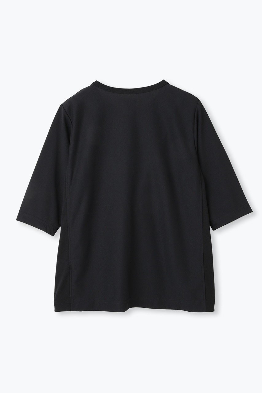 【レリル/lelill】の【日本製】THE ハイテク BASIC 5分袖 T 人気、トレンドファッション・服の通販 founy(ファニー) 　ファッション　Fashion　レディースファッション　Fashion for Women　トップス・カットソー　Cut & Sew Tops　シャツ・ブラウス・オフィスカジュアル　Elegant Blouses & Button-Ups　ロングTシャツ・Tシャツ　Longline T-Shirts & Tees　カットソー・ベーシックTシャツ　Cut-and-Sewn Tops / Stretch Tees & Basics　ウォッシャブル　Machine Washable　ショート　Short, Short Length　スリーブ　Sleeve, Long Sleeve / Short Sleeve　吸水　Absorbent, Quick-Dry　夏　Summer　定番　Standard, Basic Item　日本製　Made In Japan　other-2|ID: prp329100004901251 ipo3291000000036675745
