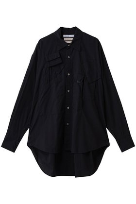 【ヨーク/YOKE】の【UNISEX】【YOKE × KATHARINE HAMNETT】オーガニック コットン マルチ ポケット シャツ 人気、トレンドファッション・服の通販 founy(ファニー) ファッション Fashion レディースファッション Fashion for Women トップス・カットソー Cut & Sew Tops シャツ・ブラウス・オフィスカジュアル Elegant Blouses & Button-Ups ユニセックス Unisex, Genderless オーガニック Organic Cotton スリーブ Sleeve, Long Sleeve / Short Sleeve ポケット Pocket, Pocket Detail モダン Modern, Contemporary ロング Long, Long-Length |ID:prp329100004901266