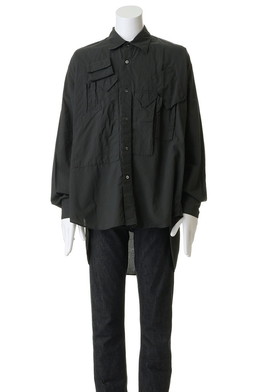 【ヨーク/YOKE】の【UNISEX】【YOKE × KATHARINE HAMNETT】オーガニック コットン マルチ ポケット シャツ 人気、トレンドファッション・服の通販 founy(ファニー) 　ファッション　Fashion　レディースファッション　Fashion for Women　トップス・カットソー　Cut & Sew Tops　シャツ・ブラウス・オフィスカジュアル　Elegant Blouses & Button-Ups　ユニセックス　Unisex, Genderless　オーガニック　Organic Cotton　スリーブ　Sleeve, Long Sleeve / Short Sleeve　ポケット　Pocket, Pocket Detail　モダン　Modern, Contemporary　ロング　Long, Long-Length　other-2|ID: prp329100004901266 ipo3291000000036675888