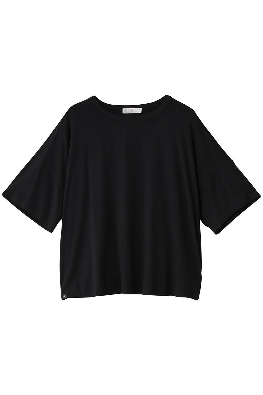 【ベアフット ドリームズ/BAREFOOT DREAMS】のバンブージャージー ショートスリーブ ボートネック ティシャツ インテリア・キッズ・メンズ・レディースファッション・服の通販 founy(ファニー) 　ファッション　Fashion　レディースファッション　Fashion for Women　トップス・カットソー　Cut & Sew Tops　シャツ・ブラウス・オフィスカジュアル　Elegant Blouses & Button-Ups　ロングTシャツ・Tシャツ　Longline T-Shirts & Tees　カットソー・ベーシックTシャツ　Cut-and-Sewn Tops / Stretch Tees & Basics　おすすめ　Recommended / Our Picks　ショート　Short, Short Length　スリーブ　Sleeve, Long Sleeve / Short Sleeve　セットアップ　Set-Up, Coordinated Outfit　ブラック|ID: prp329100004901280 ipo3291000000036676011