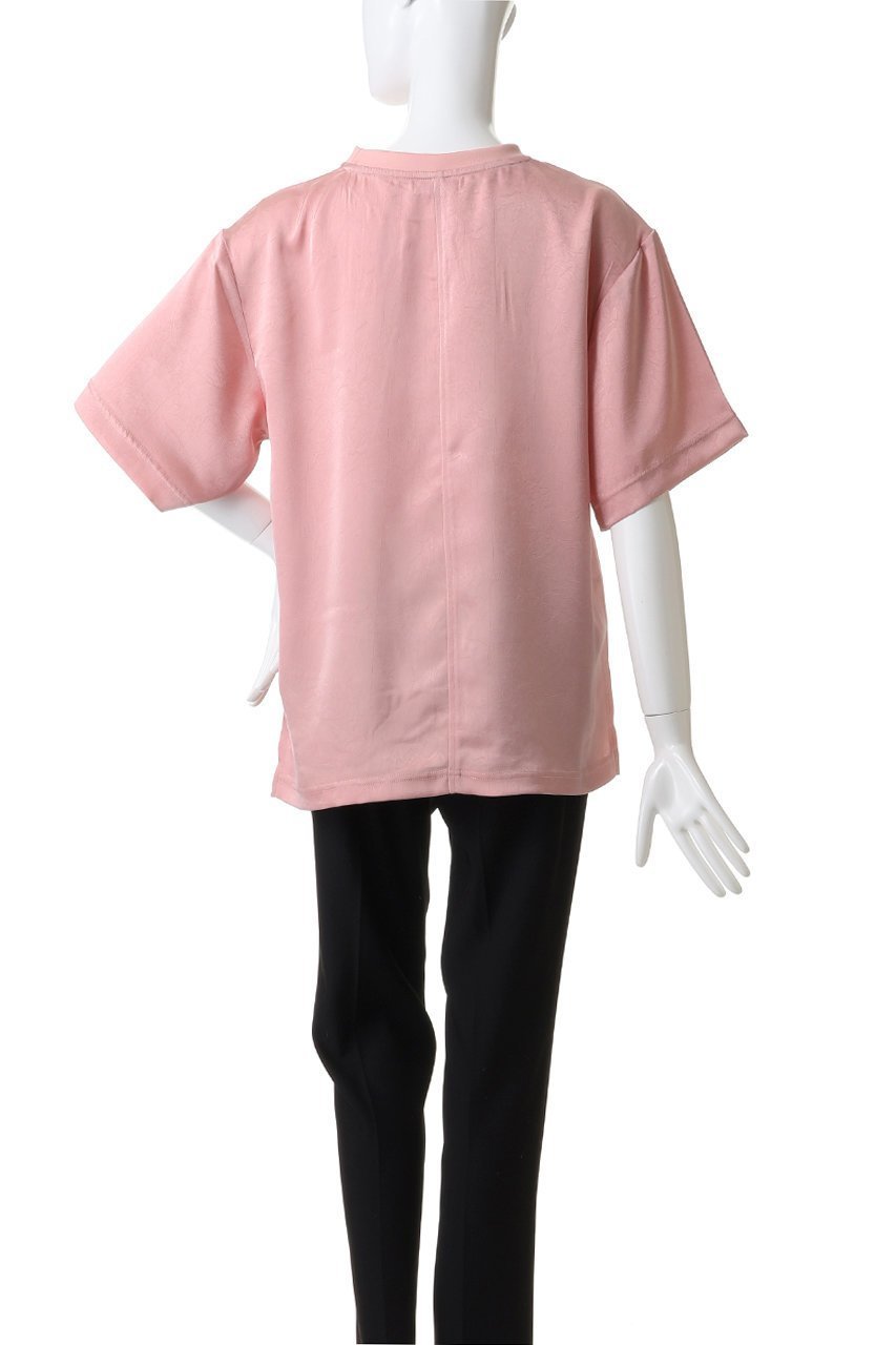 【メゾンスペシャル/MAISON SPECIAL】のDot Photo Print Satin T-Shirt/ドットフォトプリントサテンTシャツ 人気、トレンドファッション・服の通販 founy(ファニー) 　ファッション　Fashion　レディースファッション　Fashion for Women　トップス・カットソー　Cut & Sew Tops　シャツ・ブラウス・オフィスカジュアル　Elegant Blouses & Button-Ups　ロングTシャツ・Tシャツ　Longline T-Shirts & Tees　カットソー・ベーシックTシャツ　Cut-and-Sewn Tops / Stretch Tees & Basics　サテン　Satin, Glossy Fabric　ショート　Short, Short Length　スリーブ　Sleeve, Long Sleeve / Short Sleeve　ドット　Polka Dot, Dot Pattern　プリント　Print, Printed Pattern　other-4|ID: prp329100004901286 ipo3291000000036676056