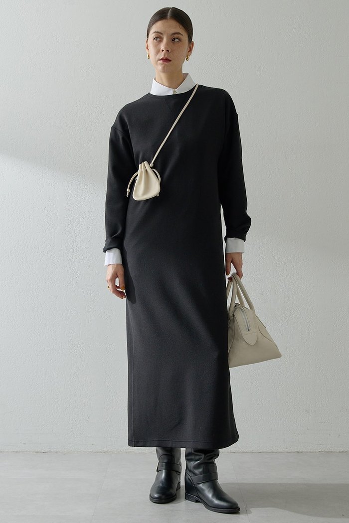 【ウィムガゼット/Whim Gazette】のVガゼットワンピース インテリア・キッズ・メンズ・レディースファッション・服の通販 founy(ファウニー) https://founy.com/ ファッション Fashion レディースファッション Fashion for Women ワンピース Dresses チュニック Tunic Tops & Dresses アクセサリー Fashion Accessories カットソー Cut and Sewn Top コンパクト Compact, Small Size シンプル Simple, Minimal ストレッチ Stretch, Stretchy Fabric ストレート Straight, Straight Cut スリット Slit, Slit Detail チュニック Tunic, Long Top ロング Long, Long-Length ワンポイント One Point, Statement Accent エレガント 上品 Elegant |ID: prp329100004901311 ipo3291000000036676355