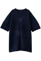 【ミズイロ インド/mizuiro ind】のシアーパターンチュニック navy|ID: prp329100004901315 ipo3291000000036676392