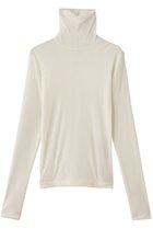 【アルアバイル/allureville】のフロッキーチュルタートル 人気、トレンドファッション・服の通販 founy(ファニー) ファッション Fashion レディースファッション Fashion for Women トップス・カットソー Cut & Sew Tops シャツ・ブラウス・オフィスカジュアル Elegant Blouses & Button-Ups ロングTシャツ・Tシャツ Longline T-Shirts & Tees カットソー・ベーシックTシャツ Cut-and-Sewn Tops / Stretch Tees & Basics コンパクト Compact, Small Size シンプル Simple, Minimal ジャケット Jacket, Outerwear スリーブ Sleeve, Long Sleeve / Short Sleeve タートルネック Turtleneck, High Neck ロング Long, Long-Length エレガント 上品 Elegant thumbnail オフホワイト|ID: prp329100004901322 ipo3291000000036676462