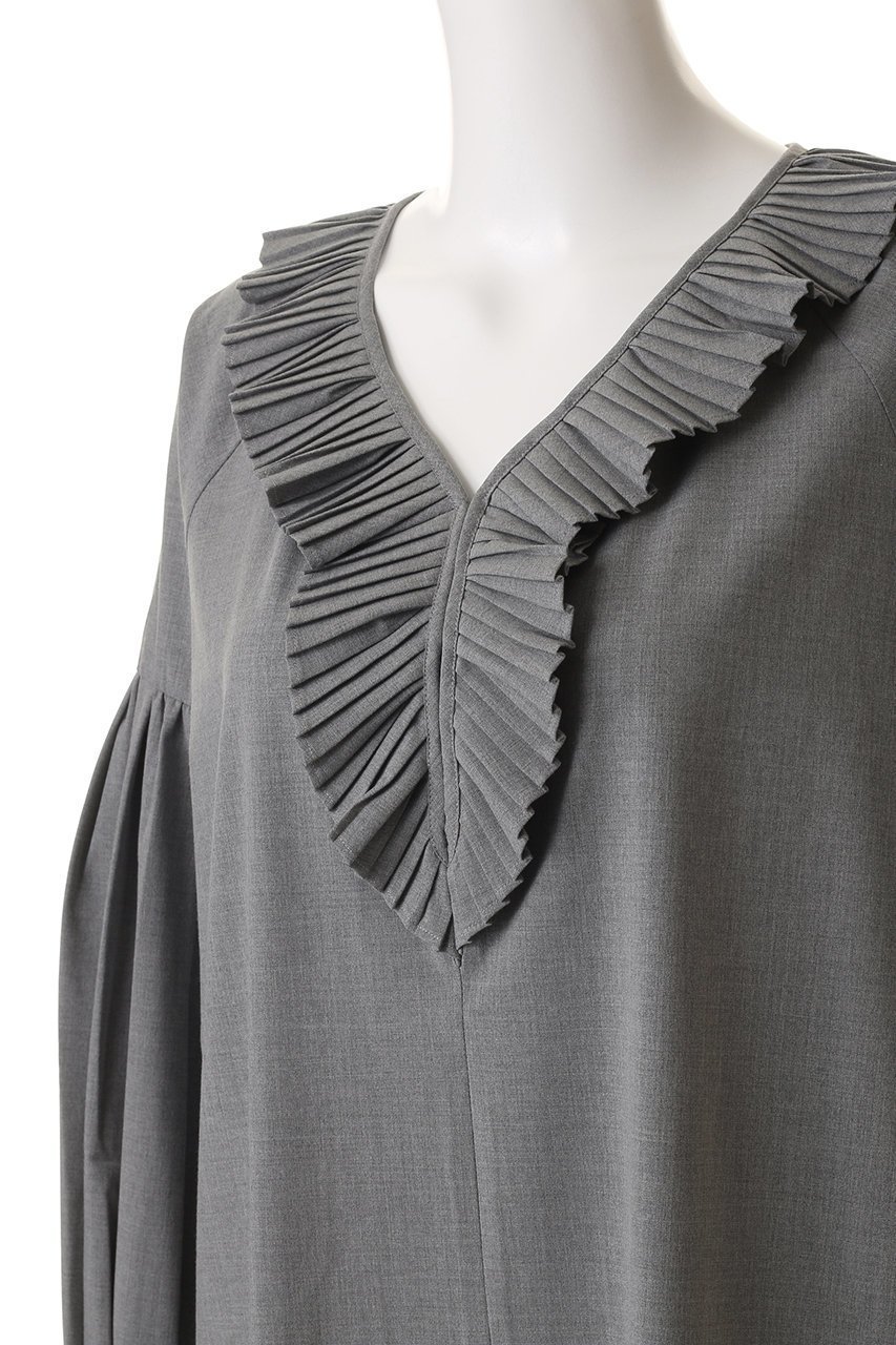 【マリリンムーン/MARILYN MOON】のプリーツジャボドレス 人気、トレンドファッション・服の通販 founy(ファニー) ファッション Fashion レディースファッション Fashion for Women ワンピース Dresses フォーマル・パーティードレス・結婚式用ドレス Elegant & Casual Dresses チュニック Tunic Tops & Dresses おすすめ Recommended / Our Picks なめらか Smooth, Silky Texture オケージョン Occasion Wear カーディガン Cardigan, Knitwear クラシック Classic, Timeless Style コンパクト Compact, Small Size ジャケット Jacket, Outerwear ストレッチ Stretch, Stretchy Fabric チュニック Tunic, Long Top フリル Frill, Ruffle プリーツ Pleats, Pleated モダン Modern, Contemporary ロング Long, Long-Length other-5|ID: prp329100004901325 ipo3291000000036676491