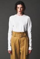 【オブリオ/AUBRIOT】のヴィンテージライク ロングスリーブTシャツ 人気、トレンドファッション・服の通販 founy(ファニー) ファッション Fashion レディースファッション Fashion for Women トップス・カットソー Cut & Sew Tops シャツ・ブラウス・オフィスカジュアル Elegant Blouses & Button-Ups ロングTシャツ・Tシャツ Longline T-Shirts & Tees カットソー・ベーシックTシャツ Cut-and-Sewn Tops / Stretch Tees & Basics スリーブ Sleeve, Long Sleeve / Short Sleeve ブラウジング Blouson Silhouette, Cinched Waist ベーシック Basic, Essential ロング Long, Long-Length ヴィンテージ Vintage Style 長袖 Long Sleeve, Full Sleeve thumbnail ホワイト|ID: prp329100004901326 ipo3291000000036676501