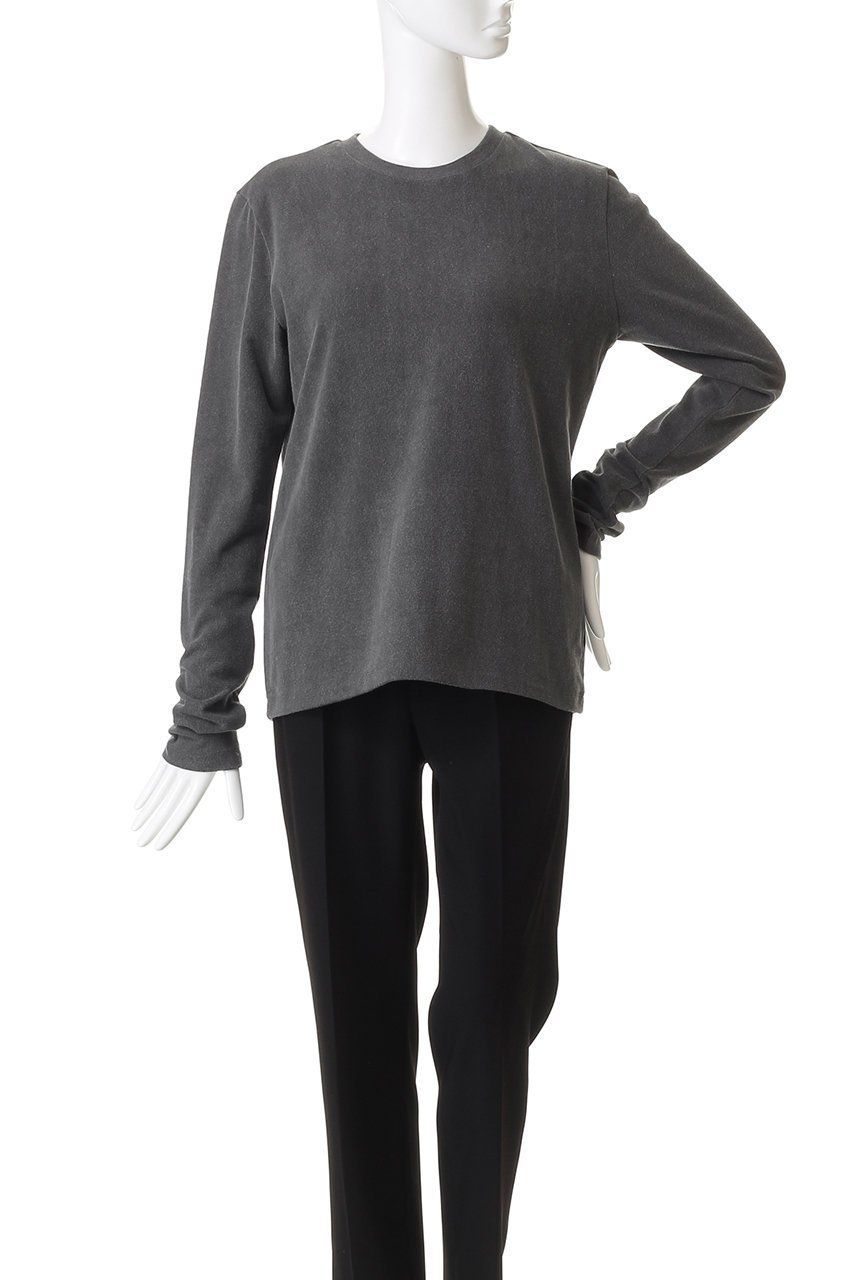 【オブリオ/AUBRIOT】のヴィンテージライク ロングスリーブTシャツ 人気、トレンドファッション・服の通販 founy(ファニー) 　ファッション　Fashion　レディースファッション　Fashion for Women　トップス・カットソー　Cut & Sew Tops　シャツ・ブラウス・オフィスカジュアル　Elegant Blouses & Button-Ups　ロングTシャツ・Tシャツ　Longline T-Shirts & Tees　カットソー・ベーシックTシャツ　Cut-and-Sewn Tops / Stretch Tees & Basics　スリーブ　Sleeve, Long Sleeve / Short Sleeve　ブラウジング　Blouson Silhouette, Cinched Waist　ベーシック　Basic, Essential　ロング　Long, Long-Length　ヴィンテージ　Vintage Style　長袖　Long Sleeve, Full Sleeve　other-2|ID: prp329100004901326 ipo3291000000036676503