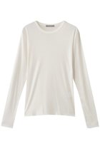 【エリオポール/heliopole】の【smooth skin series】CASHCOTTON クルー 人気、トレンドファッション・服の通販 founy(ファニー) ファッション Fashion レディースファッション Fashion for Women トップス・カットソー Cut & Sew Tops シャツ・ブラウス・オフィスカジュアル Elegant Blouses & Button-Ups ロングTシャツ・Tシャツ Longline T-Shirts & Tees カットソー・ベーシックTシャツ Cut-and-Sewn Tops / Stretch Tees & Basics インナー Innerwear シンプル Simple, Minimal ジャケット Jacket, Outerwear スリーブ Sleeve, Long Sleeve / Short Sleeve フィット Fit, Slim Fit ロング Long, Long-Length 定番 Standard, Basic Item thumbnail アイボリー|ID: prp329100004901329 ipo3291000000036676532