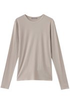 【エリオポール/heliopole】の【smooth skin series】CASHCOTTON クルー 人気、トレンドファッション・服の通販 founy(ファニー) ファッション Fashion レディースファッション Fashion for Women トップス・カットソー Cut & Sew Tops シャツ・ブラウス・オフィスカジュアル Elegant Blouses & Button-Ups ロングTシャツ・Tシャツ Longline T-Shirts & Tees カットソー・ベーシックTシャツ Cut-and-Sewn Tops / Stretch Tees & Basics インナー Innerwear シンプル Simple, Minimal ジャケット Jacket, Outerwear スリーブ Sleeve, Long Sleeve / Short Sleeve フィット Fit, Slim Fit ロング Long, Long-Length 定番 Standard, Basic Item thumbnail ベージュ|ID: prp329100004901329 ipo3291000000036676534