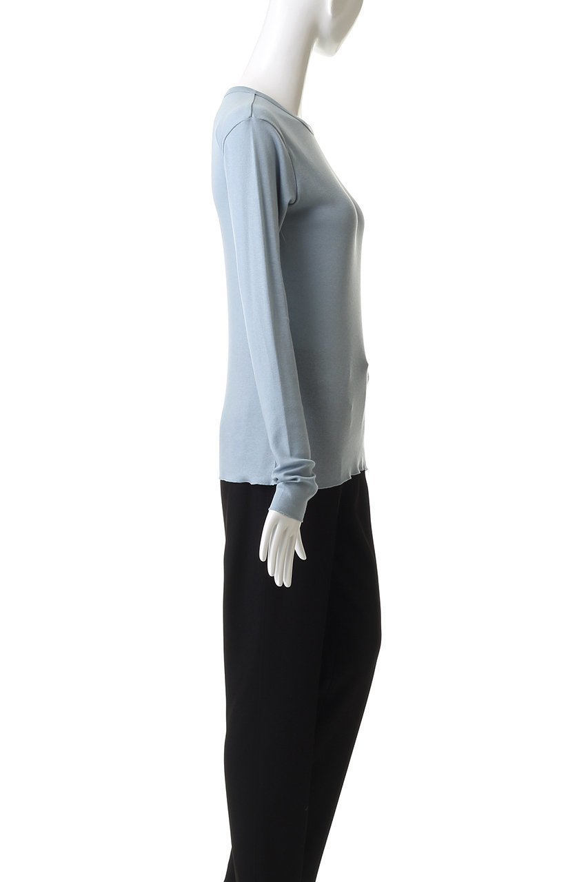 【エリオポール/heliopole】の【smooth skin series】CASHCOTTON クルー 人気、トレンドファッション・服の通販 founy(ファニー) ファッション Fashion レディースファッション Fashion for Women トップス・カットソー Cut & Sew Tops シャツ・ブラウス・オフィスカジュアル Elegant Blouses & Button-Ups ロングTシャツ・Tシャツ Longline T-Shirts & Tees カットソー・ベーシックTシャツ Cut-and-Sewn Tops / Stretch Tees & Basics インナー Innerwear シンプル Simple, Minimal ジャケット Jacket, Outerwear スリーブ Sleeve, Long Sleeve / Short Sleeve フィット Fit, Slim Fit ロング Long, Long-Length 定番 Standard, Basic Item other-3|ID: prp329100004901329 ipo3291000000036676537