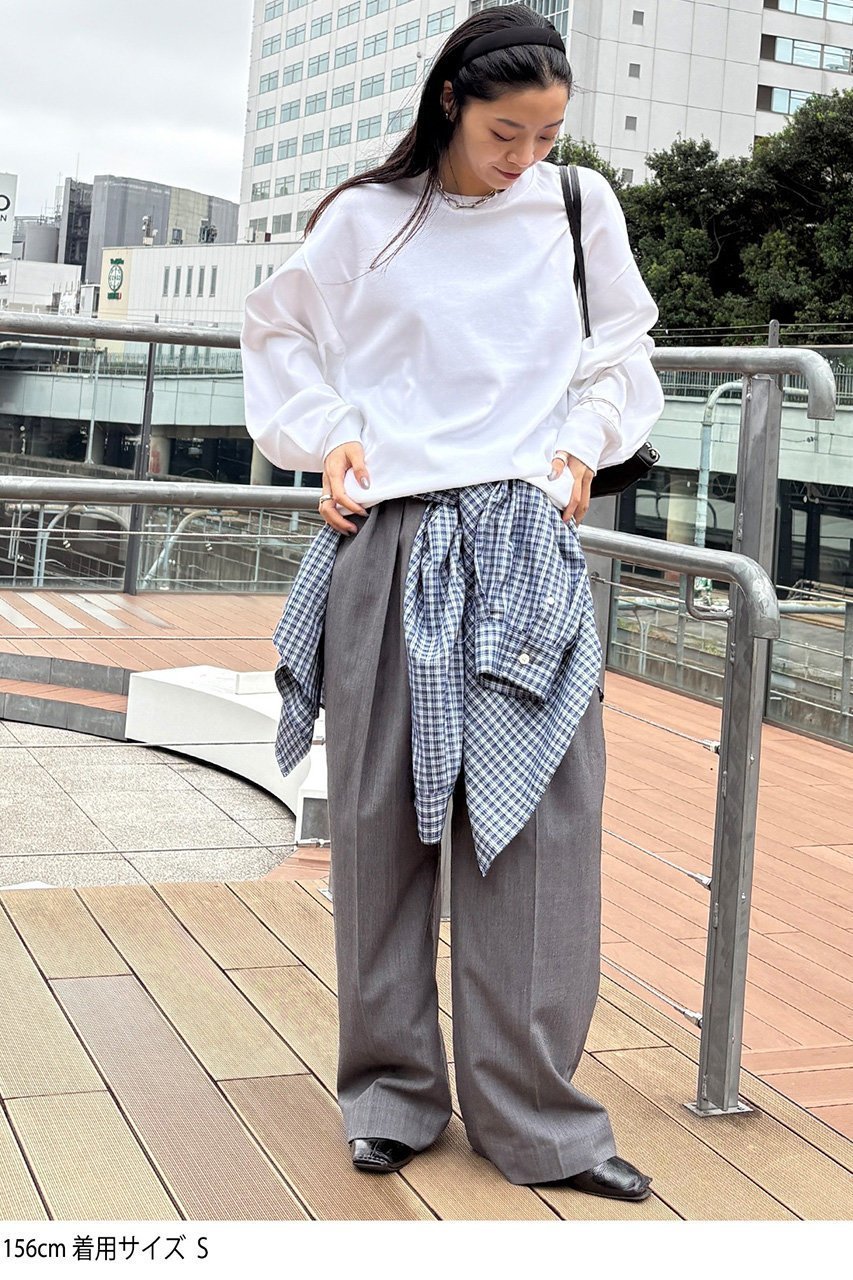 【スタニングルアー/STUNNING LURE】のスムースボクシープルオーバー 人気、トレンドファッション・服の通販 founy(ファニー) 　ファッション　Fashion　レディースファッション　Fashion for Women　トップス・カットソー　Cut & Sew Tops　シャツ・ブラウス・オフィスカジュアル　Elegant Blouses & Button-Ups　ロングTシャツ・Tシャツ　Longline T-Shirts & Tees　カジュアルプルオーバー・ニットトップス　Pullovers & Knit Tops / Casual Pullovers　カットソー・ベーシックTシャツ　Cut-and-Sewn Tops / Stretch Tees & Basics　スリーブ　Sleeve, Long Sleeve / Short Sleeve　ロング　Long, Long-Length　エレガント 上品　Elegant　other-6|ID: prp329100004901334 ipo3291000000036676634