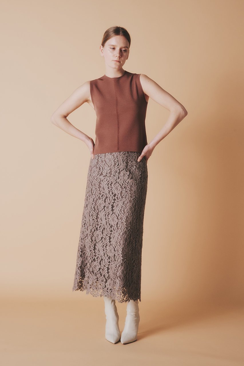 【ルームエイト/Room no.8】のニードル ノースリーブ トップス 人気、トレンドファッション・服の通販 founy(ファニー) 　ファッション　Fashion　レディースファッション　Fashion for Women　トップス・カットソー　Cut & Sew Tops　キャミソール&ノースリーブ　Camisoles & Sleeveless Tops　シャツ・ブラウス・オフィスカジュアル　Elegant Blouses & Button-Ups　ロングTシャツ・Tシャツ　Longline T-Shirts & Tees　カットソー・ベーシックTシャツ　Cut-and-Sewn Tops / Stretch Tees & Basics　インナー　Innerwear　カーディガン　Cardigan, Knitwear　キャミソール　Camisole, Spaghetti Strap Top　ジャケット　Jacket, Outerwear　タンク　Tank Top, Sleeveless Top　ノースリーブ　Sleeveless, No-Sleeve　ファブリック　Fabric, Textile　マニッシュ　Mannish, Boyish　ロング　Long, Long-Length　エレガント 上品　Elegant　定番　Standard, Basic Item　other-6|ID: prp329100004901342 ipo3291000000036676703