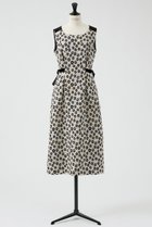【デザイン ワークス/DESIGN WORKS】の【BEAUVET】フラワージャガードノースリワンピース ベージュ|ID: prp329100004901343 ipo3291000000036676707