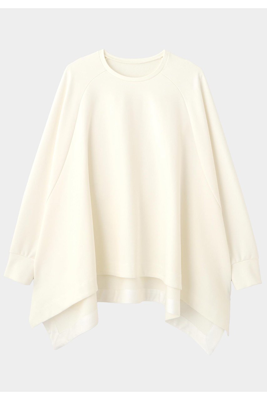 【ル フィル/LE PHIL】のラグランヘムプルオーバー インテリア・キッズ・メンズ・レディースファッション・服の通販 founy(ファニー) 　ファッション　Fashion　レディースファッション　Fashion for Women　トップス・カットソー　Cut & Sew Tops　シャツ・ブラウス・オフィスカジュアル　Elegant Blouses & Button-Ups　ロングTシャツ・Tシャツ　Longline T-Shirts & Tees　カジュアルプルオーバー・ニットトップス　Pullovers & Knit Tops / Casual Pullovers　カットソー・ベーシックTシャツ　Cut-and-Sewn Tops / Stretch Tees & Basics　なめらか　Smooth, Silky Texture　スリーブ　Sleeve, Long Sleeve / Short Sleeve　ビッグ　Big, Oversized　ロング　Long, Long-Length　ホワイト|ID: prp329100004901353 ipo3291000000036676799